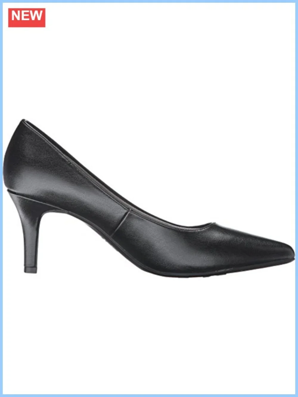 LifeStride Sevyn Pointed Toe Stiletto Heel Pump Women's Slip On PU